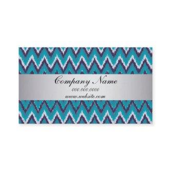 Deep Ocean Ikat ZigZag Pocket 2019 Calendar