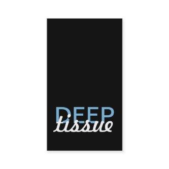 deep tissue massage punch card
