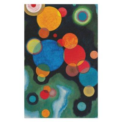 Deepened Impulse Abstract Oil on Canvas Kandinsky Stationery
