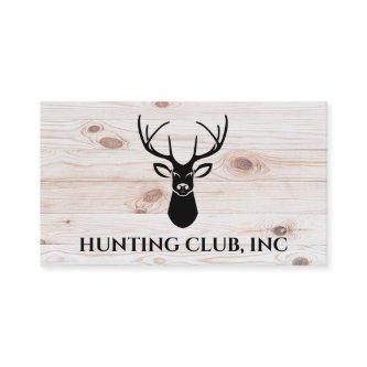 Deer Head Logo | Wood Board Background