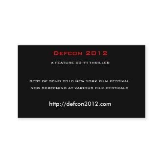 Defcon 2012, A FEATURE SCI-FI THRILLER