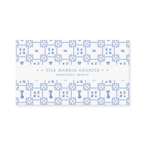 Delft Blue and White Tile