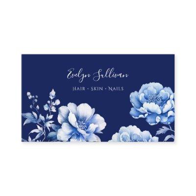 Delft blue flowers