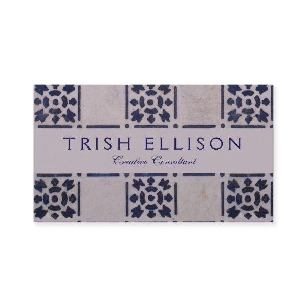 Delft Tile Blue Antique Art Pattern