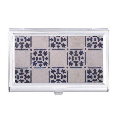 Delft Tile Blue Antique Art Pattern Case For