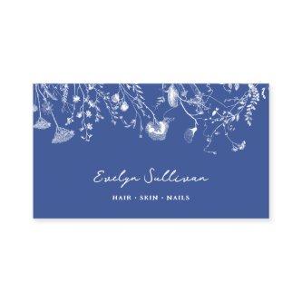 Delicate floral blue chinoiserie