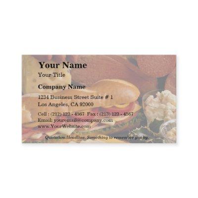Delicious Submarine sandwich with meats and cheese