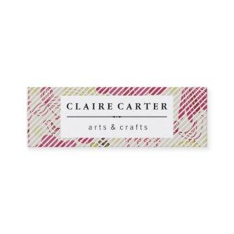 Delightful Floral Diagonal Stripes Mini