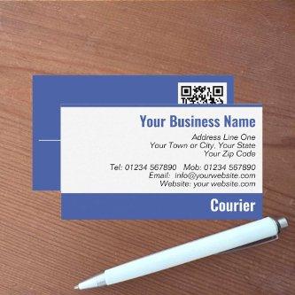 Delivery Service Courier QR Code