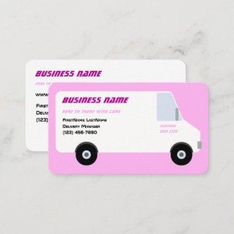 Delivery Van Pink