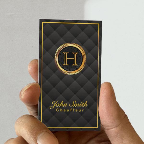 Deluxe Gold Monogram Chauffeur