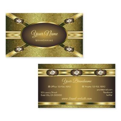 Deluxe Gold Shimmer with Luminous Faux Rhinestones