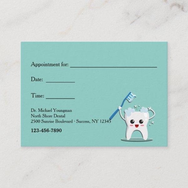 Dental Appointment Reminder Cards