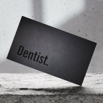Dental Care Minimalist Black Bold Dentist