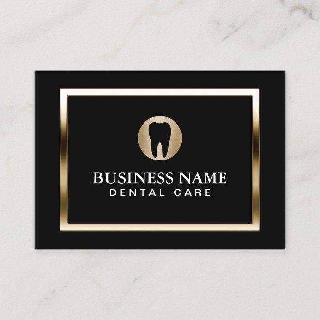 Dental Care Modern Gold Border Dentist