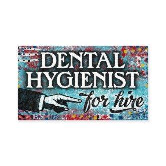 Dental Hygienist For Hire  - Blue