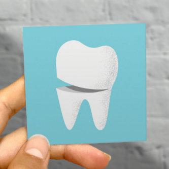 Dental Smiling Tooth Minimalist Dentist Square