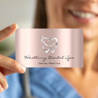 Dental Studio Smile Logo Blush Rose Dentist