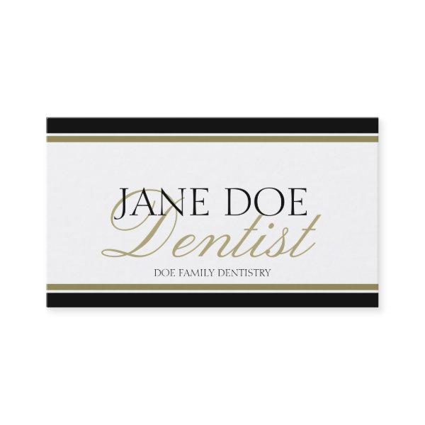 Dentist Gold Script -Available Letterhead