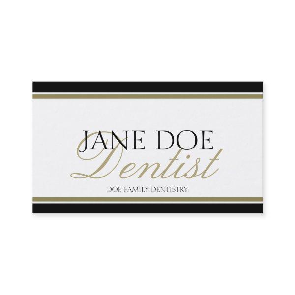 Dentist Gold Script -Available Letterhead