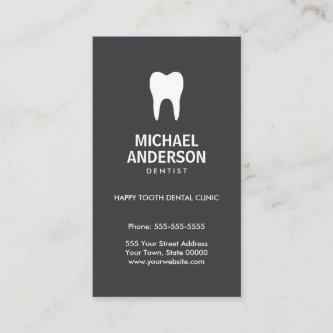 Dentist or dental assistant - modern, dark gray