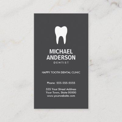 Dentist or dental assistant - modern, dark gray