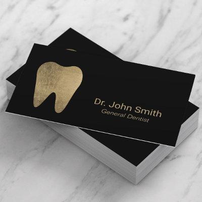 Dentist Professional Black & Gold Dental Care