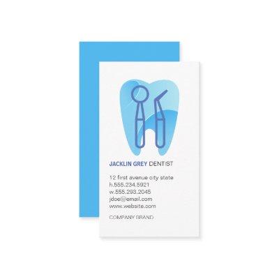 Dentist Tools and Tooth Logo