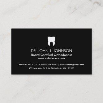 Dentistry Professional Solid Black