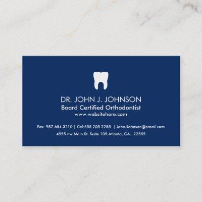 Dentistry Professional Solid Navy