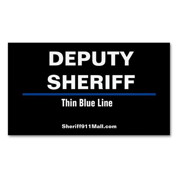DEPUTY SHERIFF Thin Blue Line  Magnet
