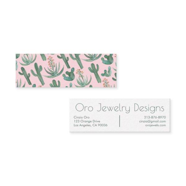 Desert Cactus & Succulents Chic Watercolor Pattern Mini