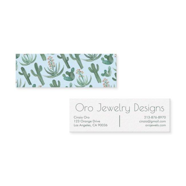 Desert Cactus & Succulents Chic Watercolor Pattern Mini
