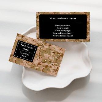Desert Camouflage Pebbles, Military Pattern, Army