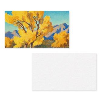 Desert Cottonwoods, Arizona by Maynard Dixon