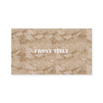 Desert Digital Military Pattern