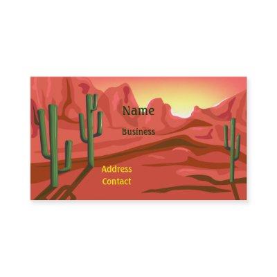 Desert Sunset Red Rock
