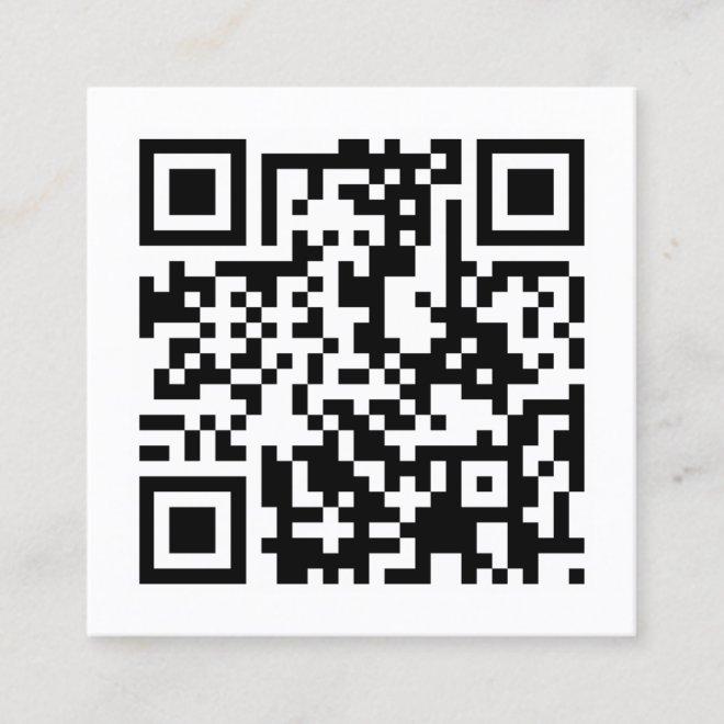 design your own QR code Square