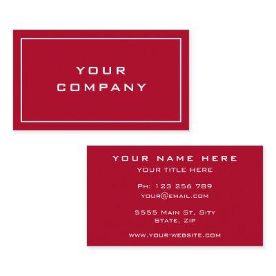 Design Your Own Red  Custom Colors