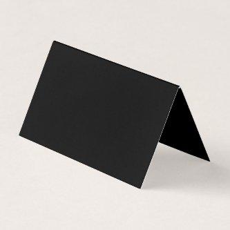 Design Your Own Solid Black Folded