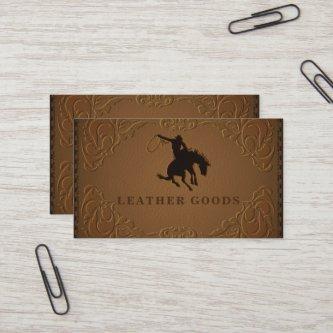 Designer Leather Rustic Western Country Horse