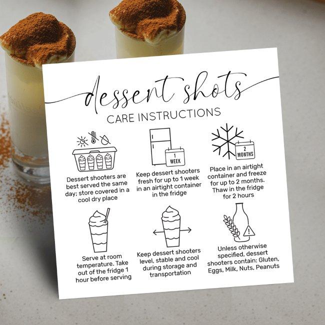 Dessert Shooters Instructions Minimal Cake Shots Square