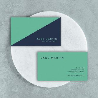 Diagonal Modern Blue and Turquoise Shade