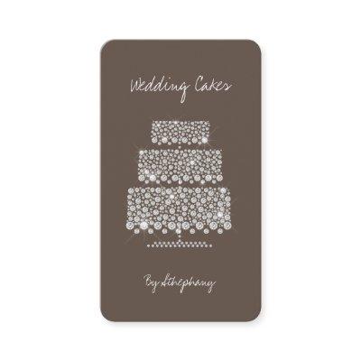 Diamond cake chocolate wedding cake decorator