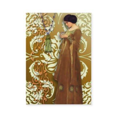 Diamond Damask, FASCINATION in Gold & Cream