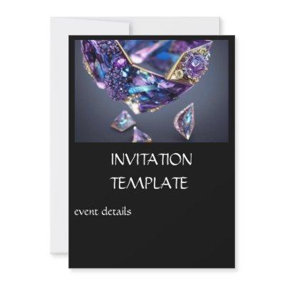 Diamond Jewels Party Invitations