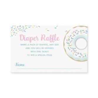 Diaper Raffle Sprinkle Doughnut Baby Shower