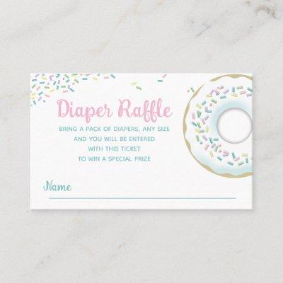 Diaper Raffle Sprinkle Doughnut Baby Shower