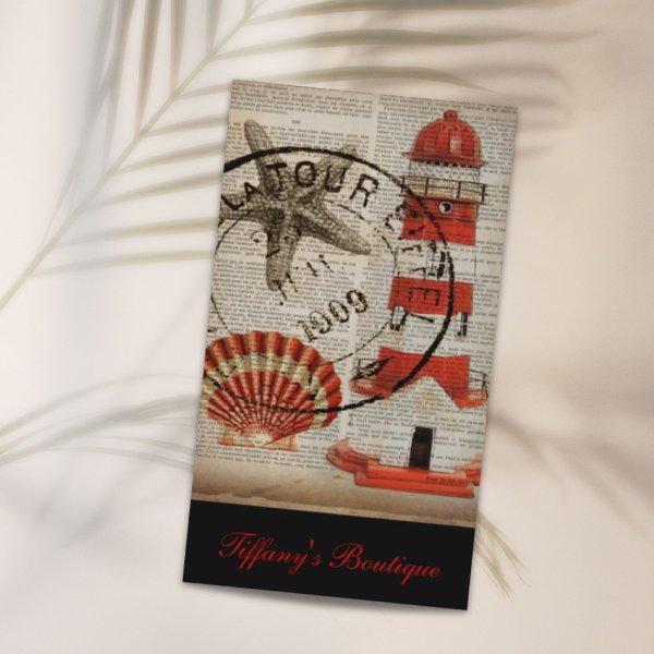 dictionary coastal seashell lighthouse nautical