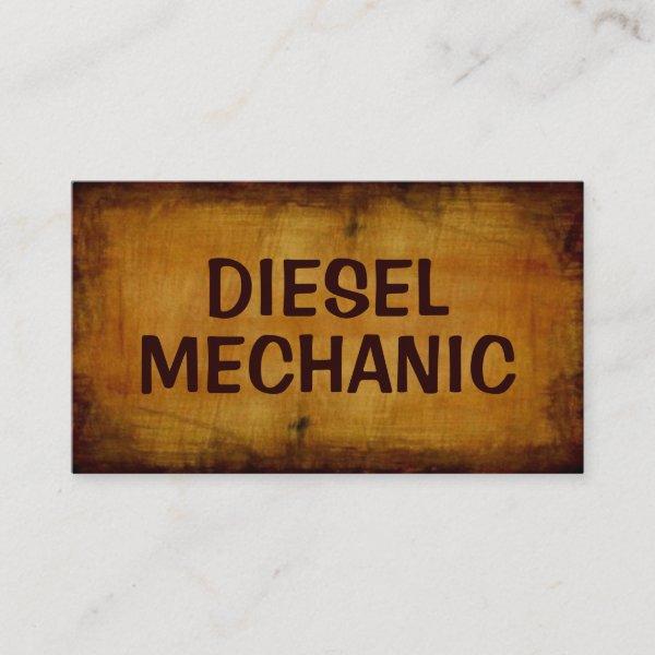Diesel Mechanic Antique